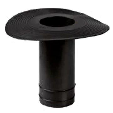 Lapostető összefolyó bitumenes szigeteléshez Ø100x240mm