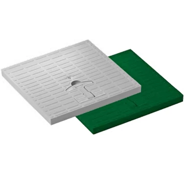 Monolit akna fedél fogantyúval szürke 30x30cm