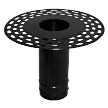 Perforált lapostető összefolyó bitumenes szigeteléshez Ø100x240mm