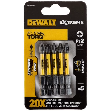 DeWALT FlexTorq® csaverbehajtó bit 50 mm PZ2