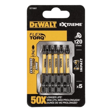 DeWALT FlexTorq® csaverbehajtó bit 50 mm TX20