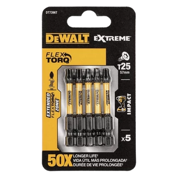 DeWALT FlexTorq® csaverbehajtó bit 50 mm TX25