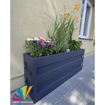 KériBádog lemez virágláda 125x30x50 cm