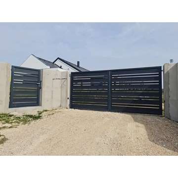 Kéri-Kerítés 2.08 matt alumínium lemezkerítés deszka