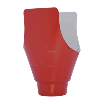 Alumínium betorkollócsonk 76mm RAL 3009 Bordó