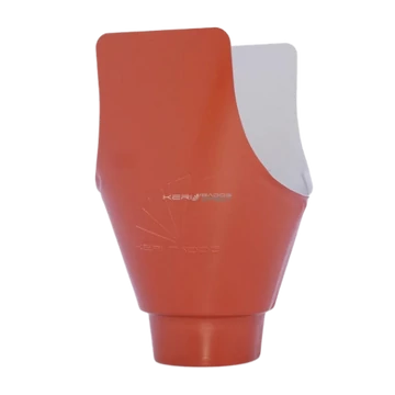 Alumínium betorkollócsonk 76mm RAL 8004  Rézbarna