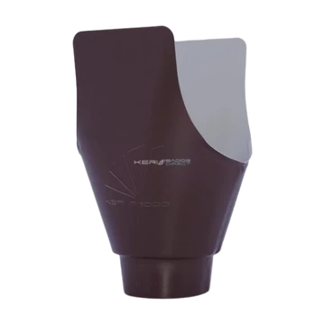 Alumínium betorkollócsonk 76mm RAL8017 Barna