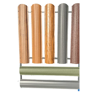 Fényes egyoldalas lemez kerítésléc