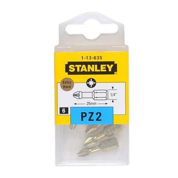 Stanley behajtóhegy extrakemény Pz2 6db