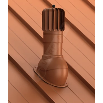 Légáramlásnövelő szellőző síklemezfedés, Lindab Click rendszer Ø125mm