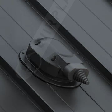 Napelem kábel átvezető síklemezfedés, Lindab Click rendszer Ø150mm