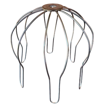 Rozsdamentes acél lombfogó kosár Ø80-125mm