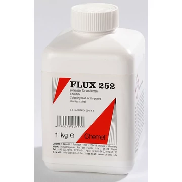 Chemet Flux 252 forrasztóvíz bovonatolt rozsdamentes acélhoz