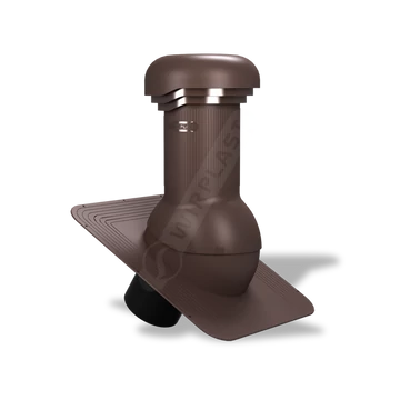 Gravitációs szellőző zsindely, pala, síkcserép fedéshez Ø125mm