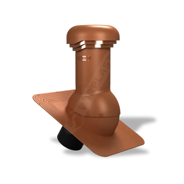 Gravitációs szellőző zsindely, pala, síkcserép fedéshez Ø125mm