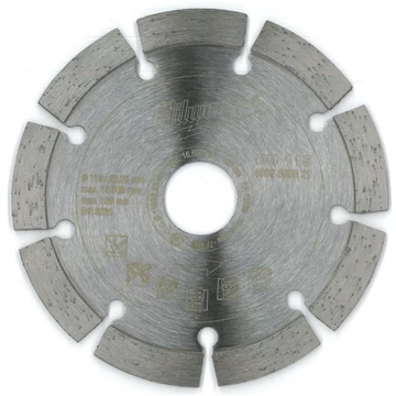 Milwaukee gyémánt vágótárcsa 115x22,23 mm szegmentált