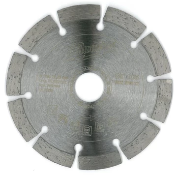 Milwaukee gyémánt vágótárcsa 125x22,23 mm szegmentált