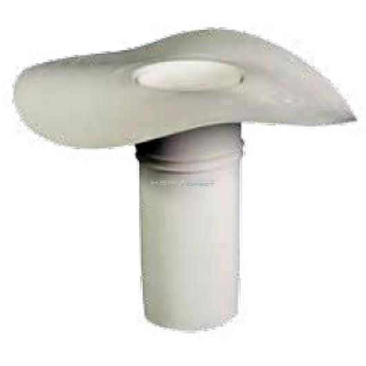 PVC lapostető összefolyó Ø80x240mm