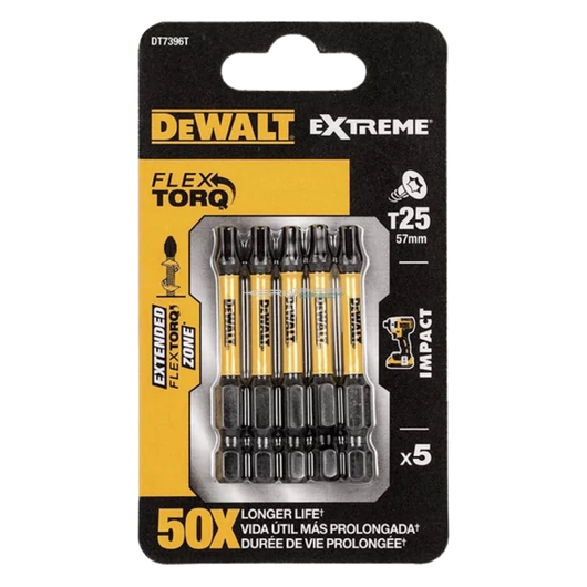 DeWALT FlexTorq® csaverbehajtó bit 50 mm TX25