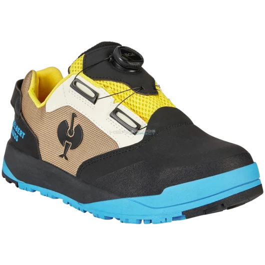 Engelbert Strauss munkavédelmi cipő e.s. Nakuru low - pergamen/fekete/hegyi kék - 43