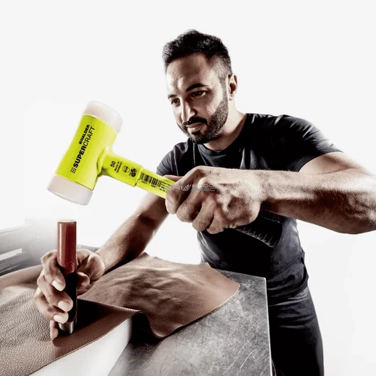 Halder Supercraft kalapács fém nyéllel visszarúgásmentes 30 mm Neonsárga