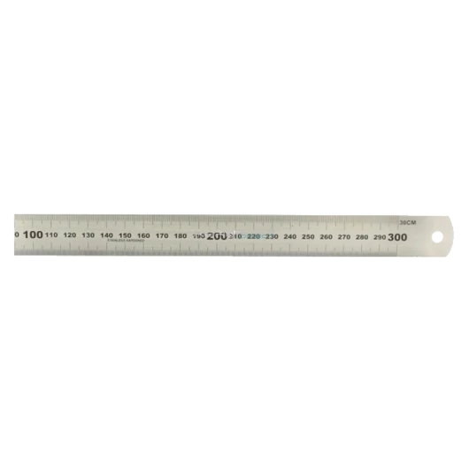 Hedue rozsdamentes acél vonalzó 30cm