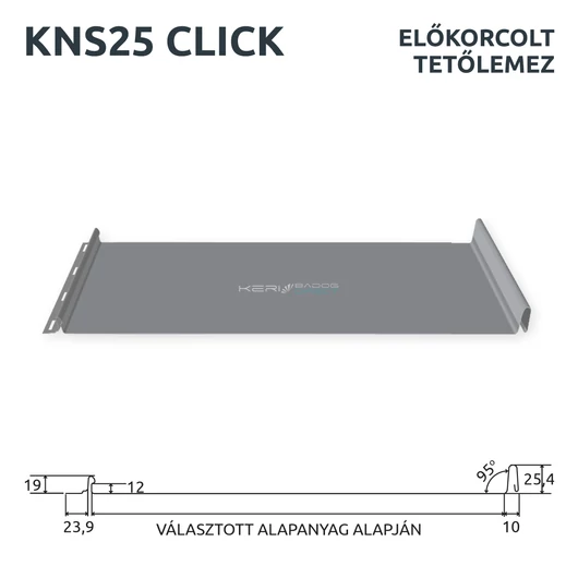 KériBádog KNS25 Click metszet