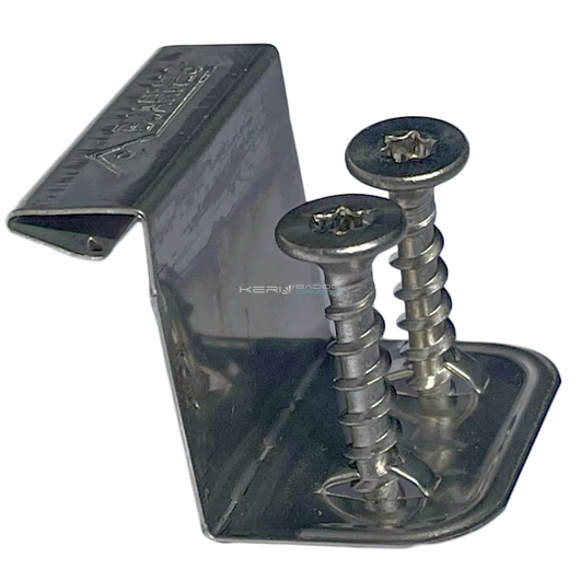 KériBádog fix hafter 25mm csavarral - 500 db