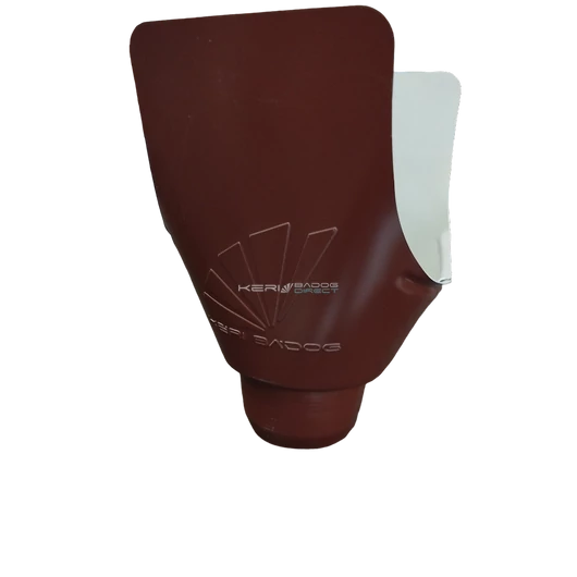 Alumínium betorkollócsonk 76mm RAL 3009 Bordó