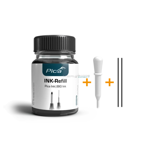 Pica Ink – Mélyfurat jelölő refill szett - Piros