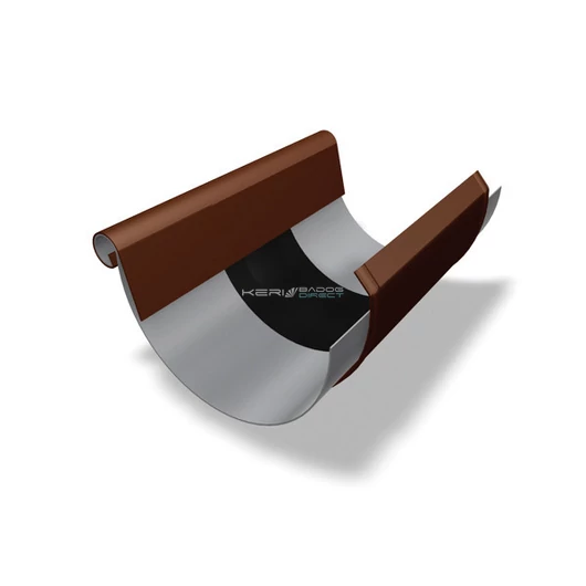 Prefa félkörszelvényű dilatációs elem külső peremezéssel és takaróelemmel 250