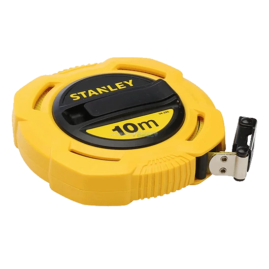 Stanley Üvegszálas mérőszalag 10 méter oldalnézet