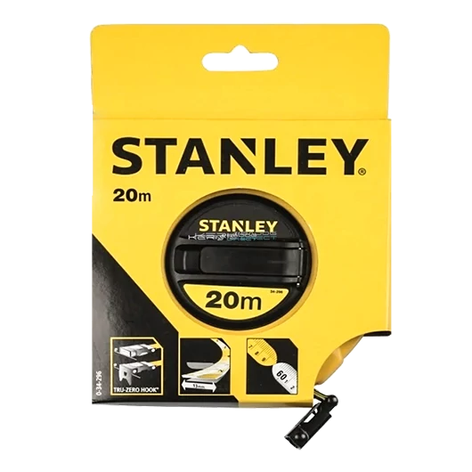 Stanley Üvegszálas mérőszalag 20 méter csomagolás