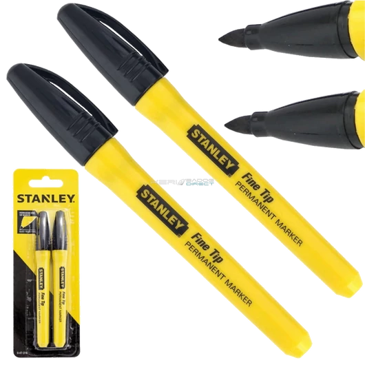 Stanley Jelölőfilc vékony 2db termékfotó