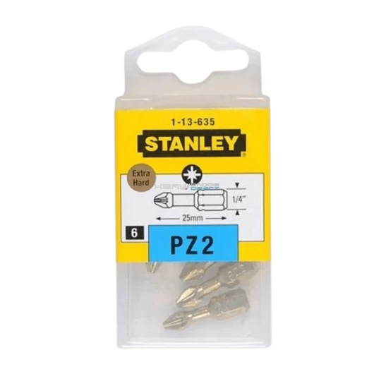 Stanley behajtóhegy extrakemény Pz2 6db
