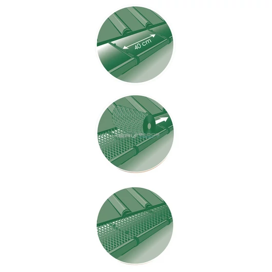 Ereszháló 6m × 17cm