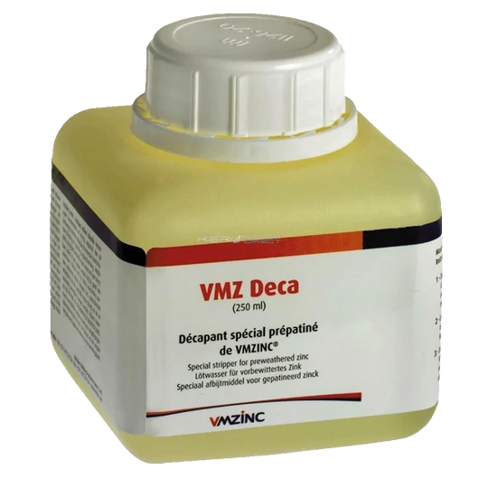 VM ZINC Deca felülettisztító szer előpatinásított VM Z horganylemez forrasztásához