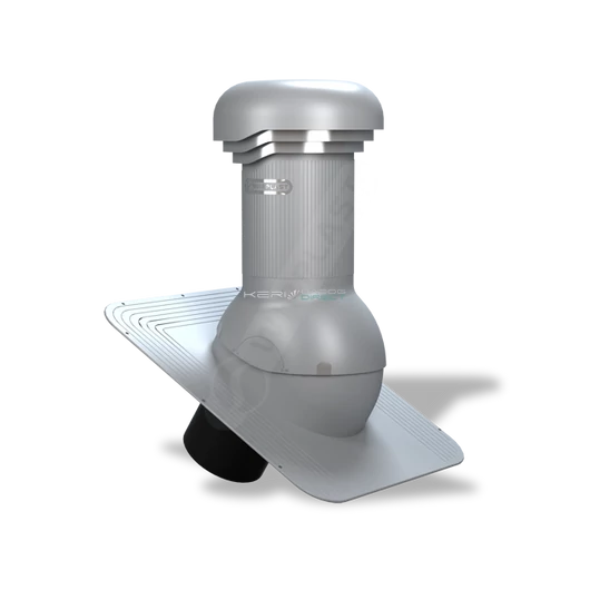 Gravitációs szellőző zsindely, pala, síkcserép fedéshez Ø125mm