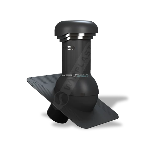 Gravitációs szellőző zsindely, pala, síkcserép fedéshez Ø125mm