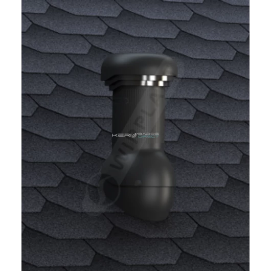 Gravitációs szellőző zsindely, pala, síkcserép fedéshez Ø125mm