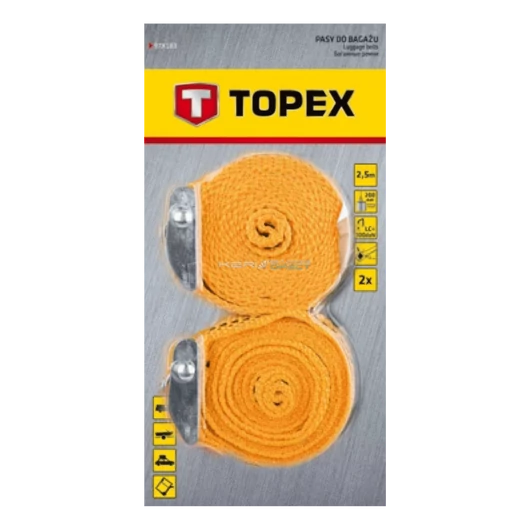 Topex rakományrögzítő gurtni 2,5m