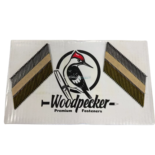 Woodpecker D fejű 2,8 x 90 mm gyűrűs szeg - 34° - 2000 db