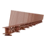 Kép 1/2 - COROKAP® V Fésűs ereszszellőző elem 1m cserépvörös