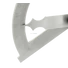 Kép 2/3 - Hedue acél szögmérő 200 mm skála