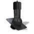Kép 4/4 - Légáramlásnövelő szellőző zsindely, pala, síkcserép fedéshez Ø125mm